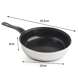 4Pcs High Quality stainless steel cooking Milk Sauce pot  Fry pan non stick cookware sets for home kitchen
