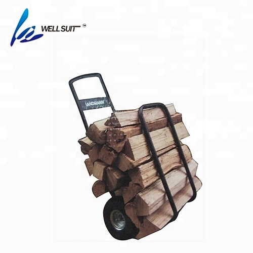 Wrought Iron fireplace log car