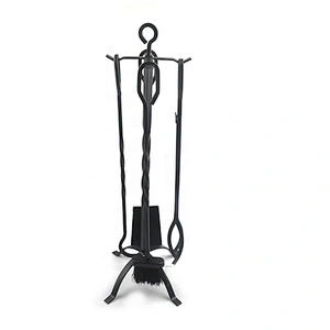 Hot selling new design easy to hang fireplace tools set of 4pcs