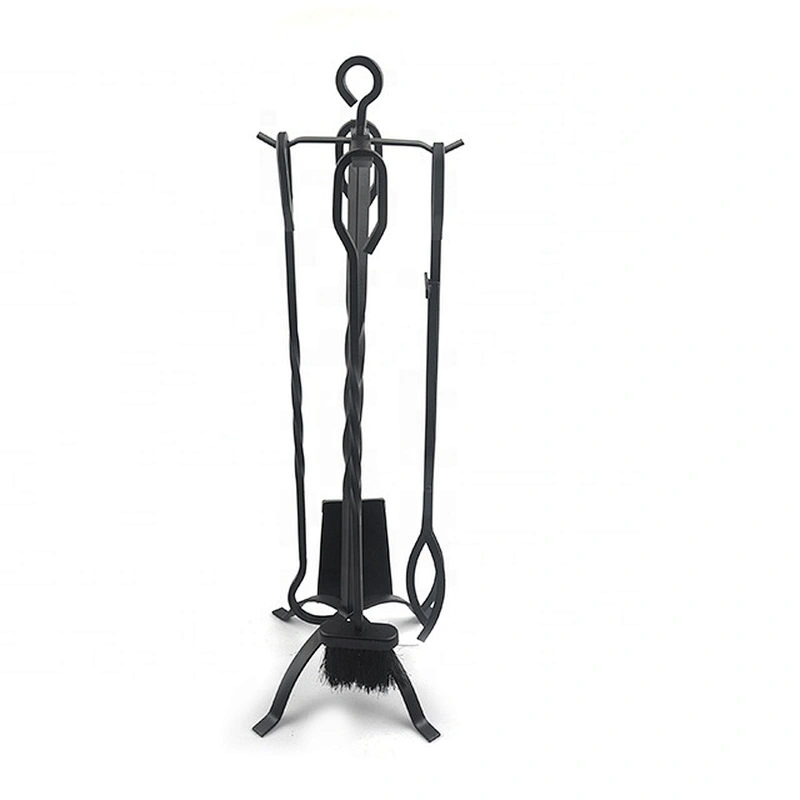 Hot selling new design easy to hang fireplace tools set of 4pcs