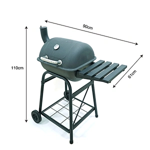 kettle garden trolley portable bbq grill charcoal grills outdoor