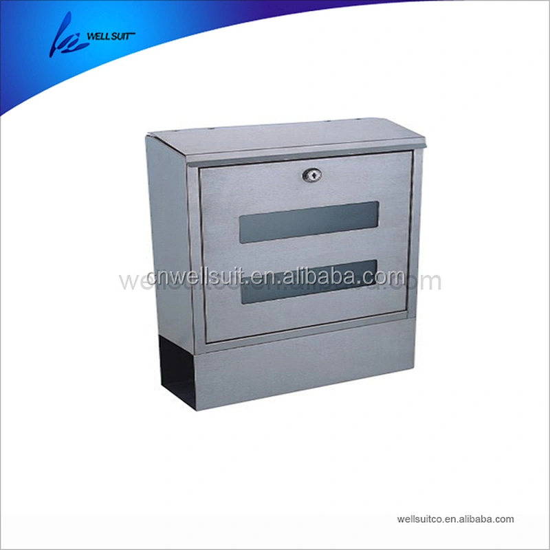Wholesale good quality outdoor waterproof mail box metal stainless steel box