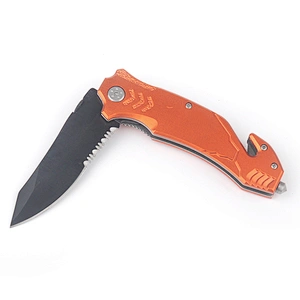 Aluminum Handle Stainless Steel Blade Outdoor Camping Survival Hunting Knife