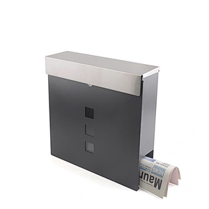 mailbox outdoor stainless steel mailbox wall mounted
