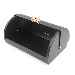 Bread Bin Box Keeper Food Storage Bin Case Home Kitchen Gifts with Roll Top Lid Food Storage Containers