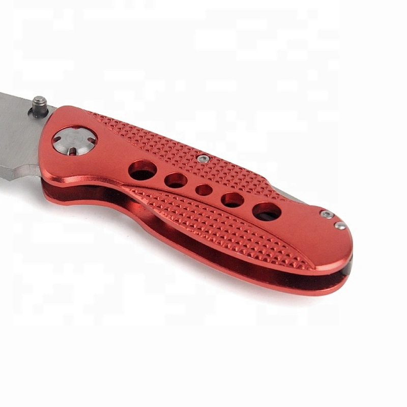 Customized SK5 Blade Aluminum Alloy Handle Folding Utility Pocket  Knife