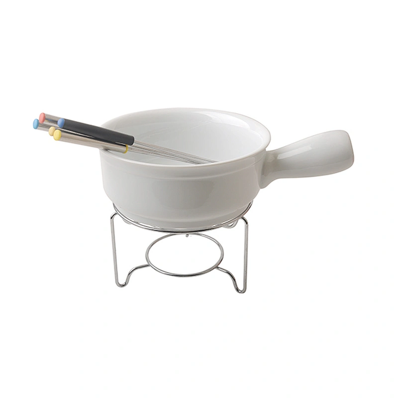 Ceramic Cheese Butter Cream Warmer Heater Tools Hot Selling Cooking Pot Fondue pot