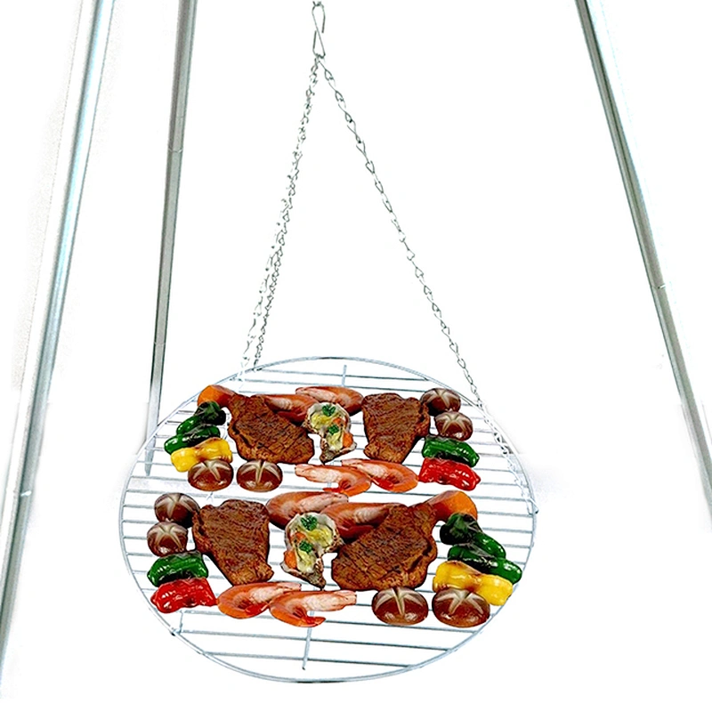 New design hot selling stainless steel tripod BBQ grill