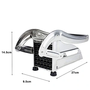 Stainless steel manual potato cutter 36 Holes&64 Holes 2 in 1 french fry press potato chipper machine for kitchen accessories