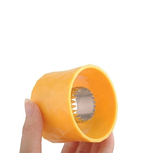 Corn Stripper,Manual Shucker Tool  Holder Stripping Cutter & Remover Grater  Kernel Remover Ginger