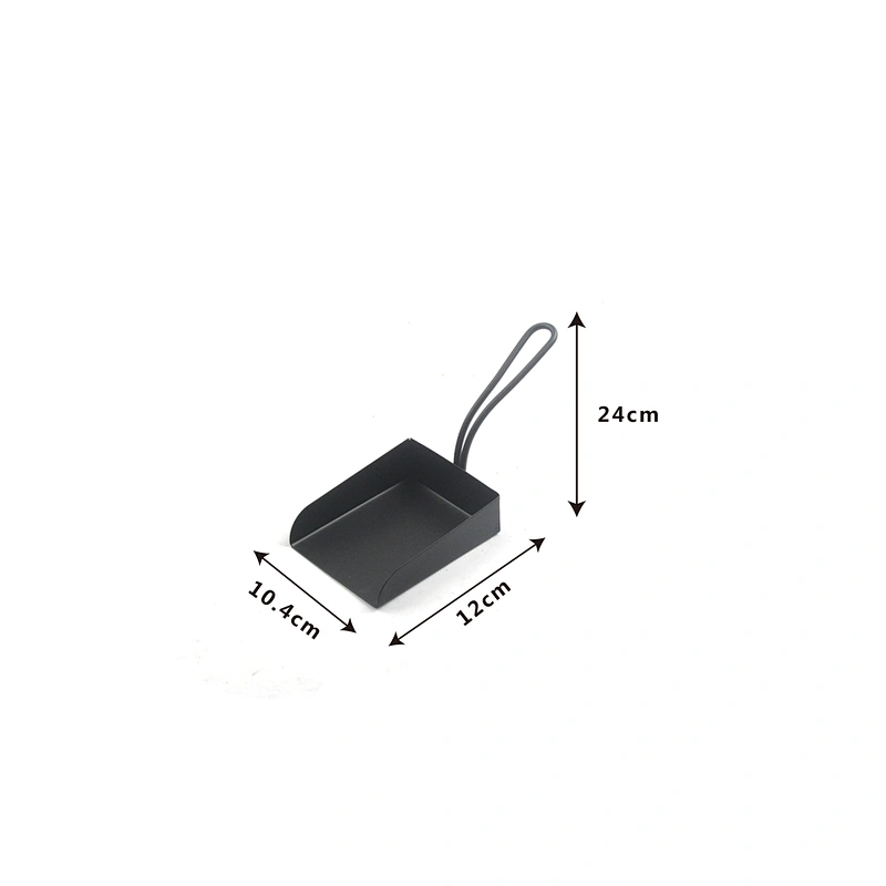 Fireplace tools galvanized metal ash coal shovel
