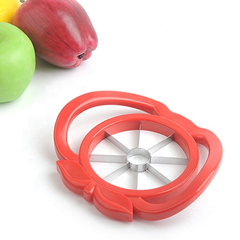 food grade stainless steel blade and plastic commercial manual apple fruit cutter slicer