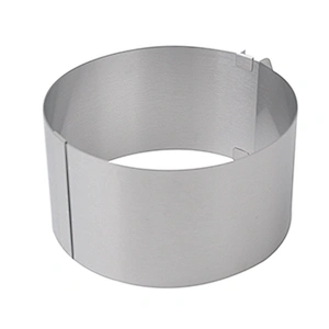 Popular food grade stainless steel   baking tools home use 6-12 inch adjustable cake mould