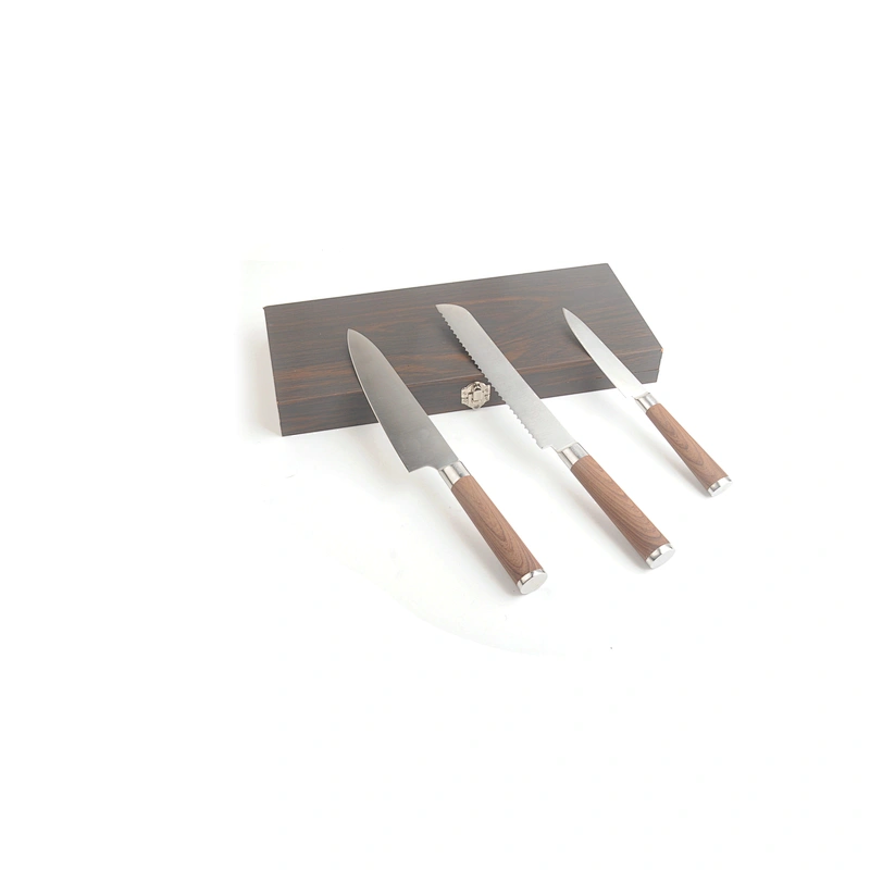 high quality 3pcs kitchen knife set in  gift box