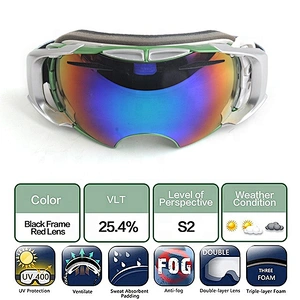 Outdoors climbing mountain eyewear snow sports glasses ski mask glasses