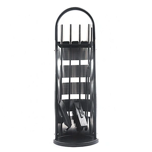 Factory Price Wholesale 5 Pcs Set Knight Fireplace Tools with Stainless Steel Handle