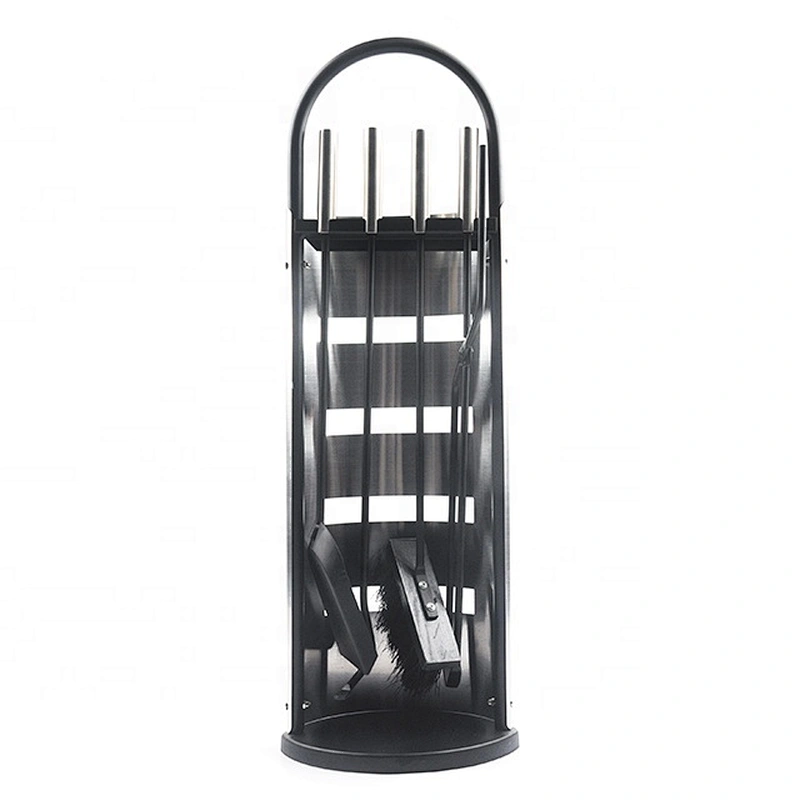 Factory Price Wholesale 5 Pcs Set Knight Fireplace Tools with Stainless Steel Handle