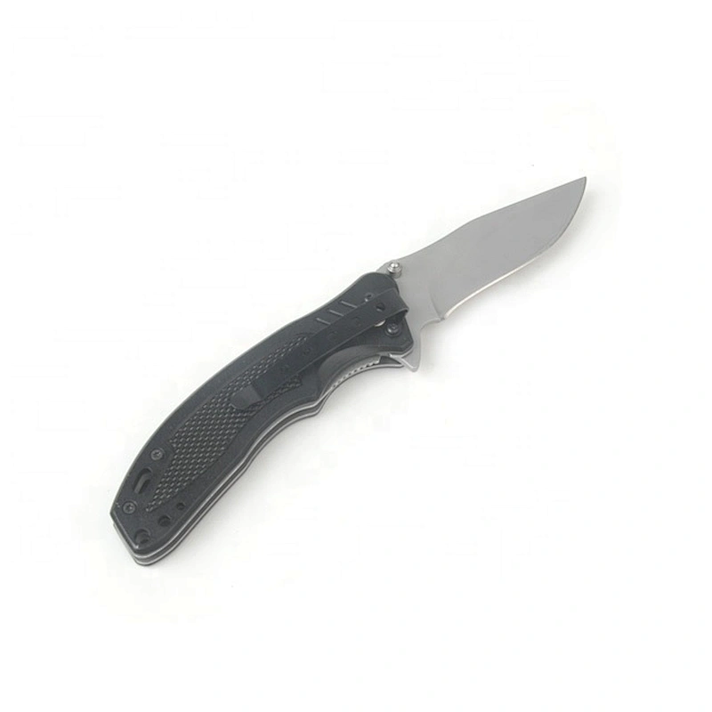 Outdoor Stainless Steel Blade  Pocket Camping Knife with Aluminium handle