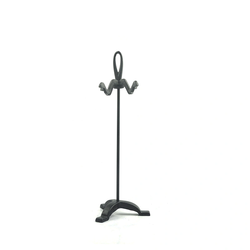 Fireplace tool set with black metal  stand