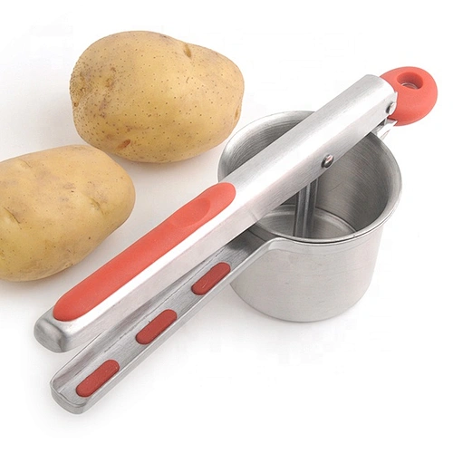 Food grade stainless steel fruit masher manual potato ricer