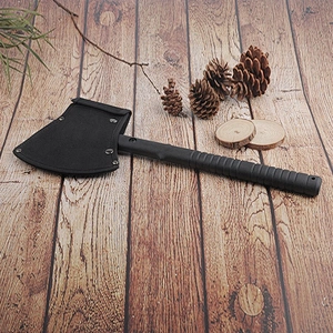 Double Sides Head Stainless Steel Hatchet Survival Camp Axe Hammer with Nylon Fiber Handle