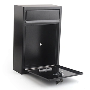 Wall Mounted Residential Modern Cast Iron Outdoor Mailbox Metal Letter Boxes wall mounted