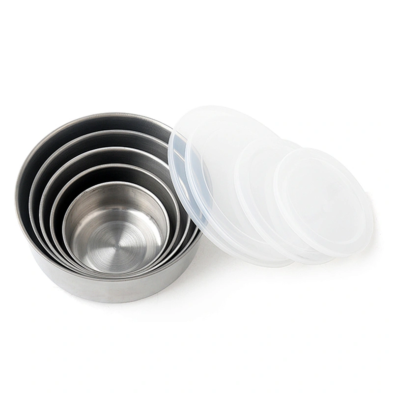 Stainless Steel Mixing Bowls Multi Color For Elegant Look Salad Bowl Painting Bowl