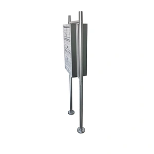 Wrought Stainless Steel Free Standing Residential Mailboxes With Posts