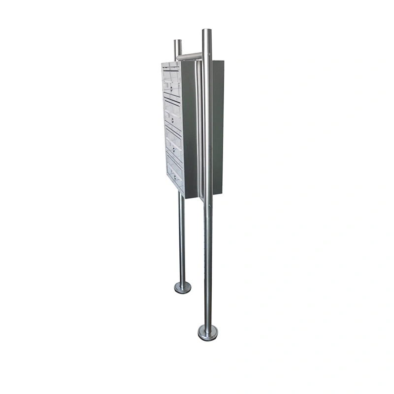 Wrought Stainless Steel Free Standing Residential Mailboxes With Posts
