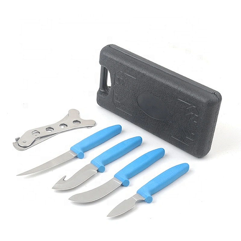 Outdoor Camping Hunting Mulit Tools Kit Survival Knife Set with Carry Case