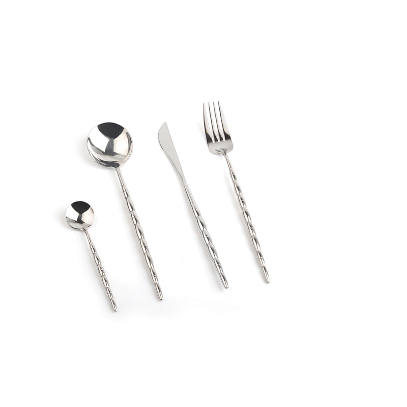 Factory Price Portugal Stainless Steel Wedding Spoon And Fork Cutlery Set
