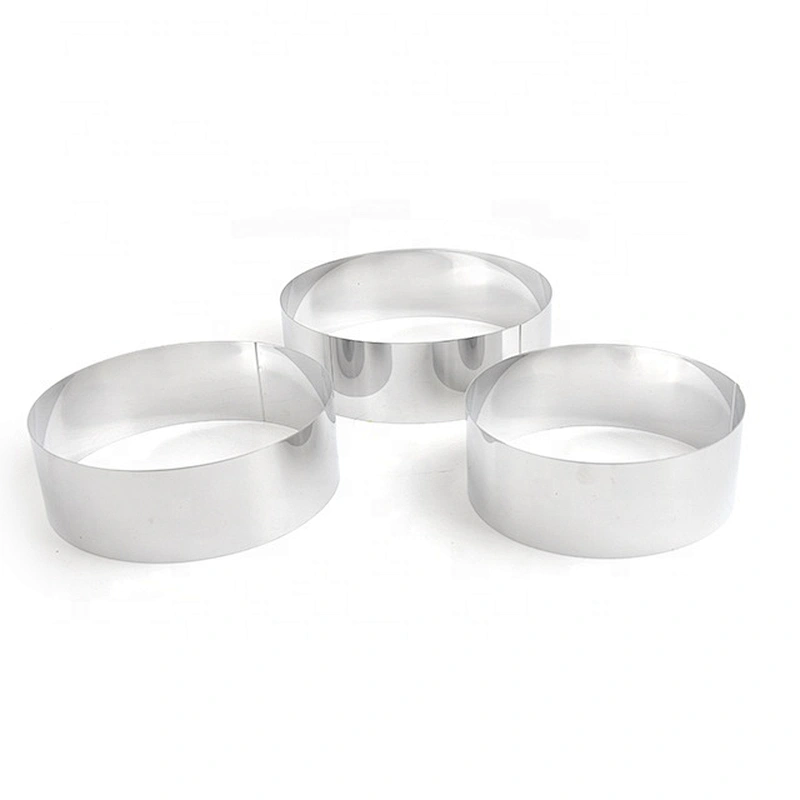 High Quality Stainless Steel round 3 PCS Cake Mould