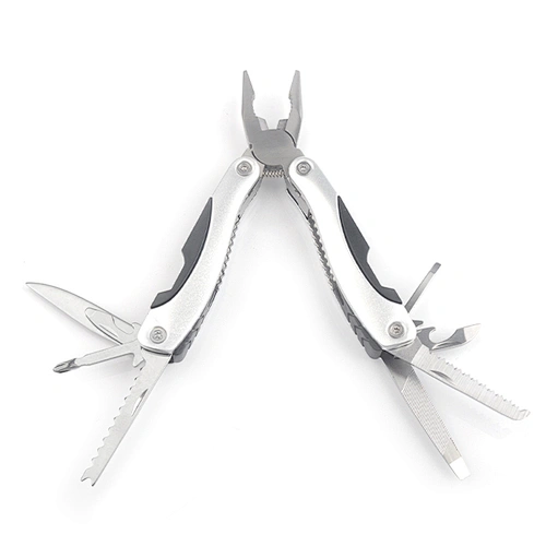 9 in 1 Outdoor Multi functions Stainless Steel Plier with Aluminium black Handle