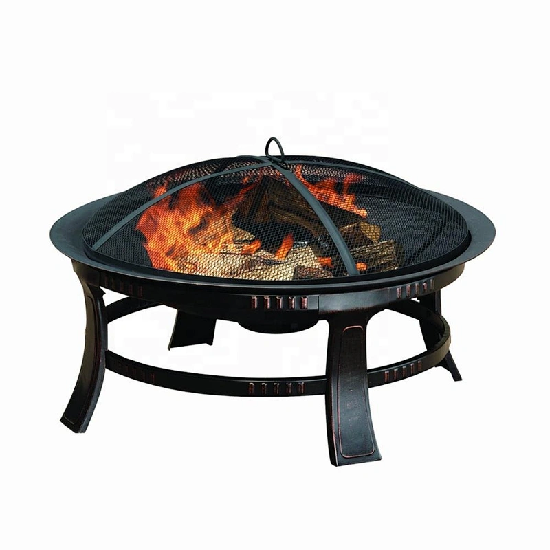 Modern garden cast iron outdoor used Square wood burning carbon steel fire pit for Garden BBQ