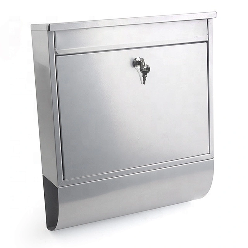 Stainless steel letter box metal mailbox outdoor wall mounted post box mailbox