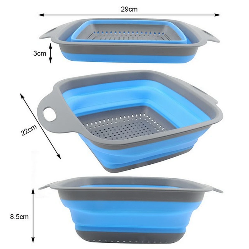 High quality and food grade  collapsible strainer/colander