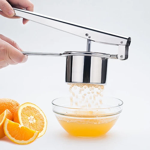 Hot Sale Stainless Steel pomegranate orange juice Lemon watermelon fruit Potato Press Masher Ricer