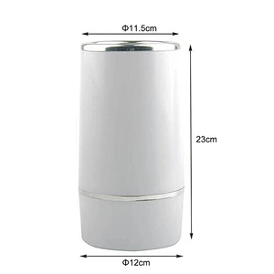 Plastic champagne bucket with double wall