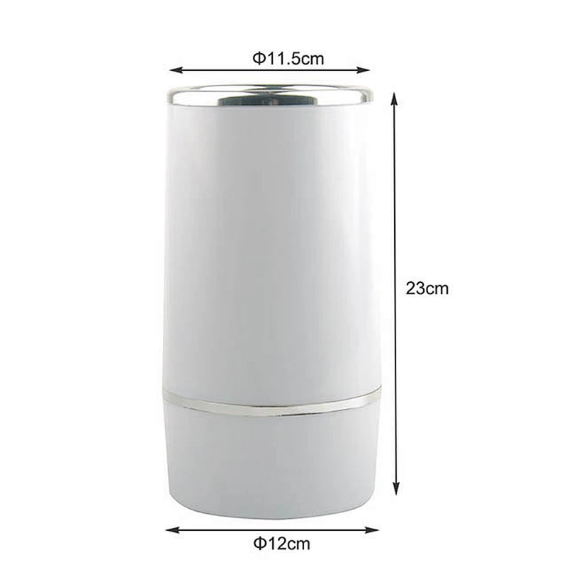 Plastic champagne bucket with double wall