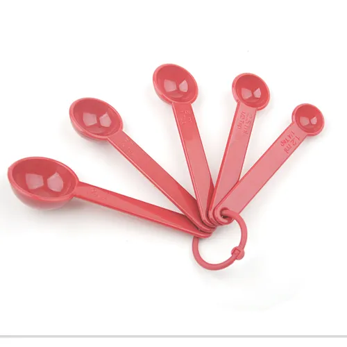 Set of 5pcs Creative Colorful Plastic Measuring Spoons