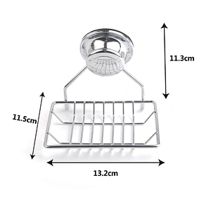 Wall Mounted Bathroom Drain Metal Soap Rack