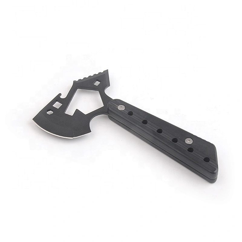 Multi Function Black Coating Head Outdoor Camping Hatchet Axe with ABS Handle