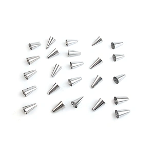 Seamless 304 Stainless Steel Cake Icing Nozzle Piping Tip with box