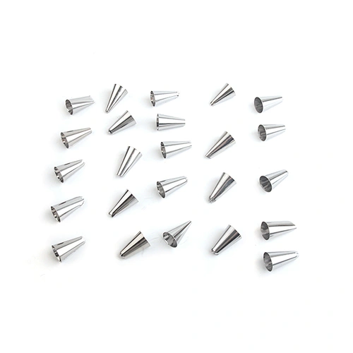 Seamless 304 Stainless Steel Cake Icing Nozzle Piping Tip with box