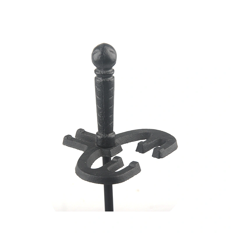 Black coating fireplace accessories  iron indoor metal fireplace tool set for garden