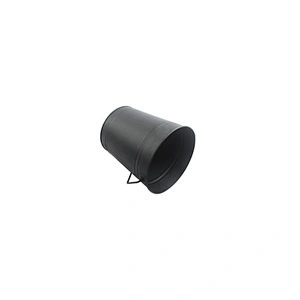 fireplace accessories black metal coal bucket ash coal hod bucket with handle
