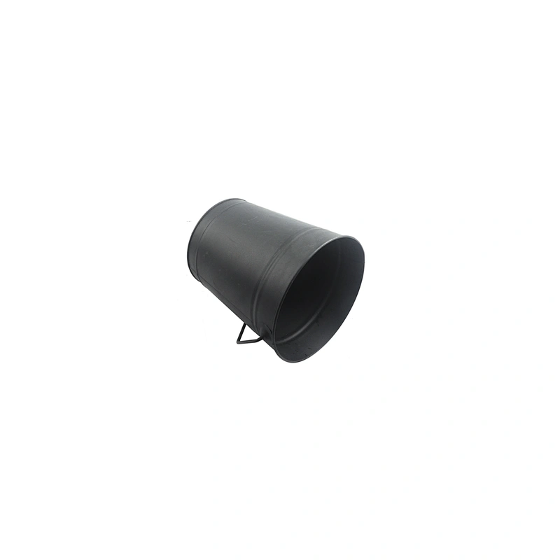 fireplace accessories black metal coal bucket ash coal hod bucket with handle