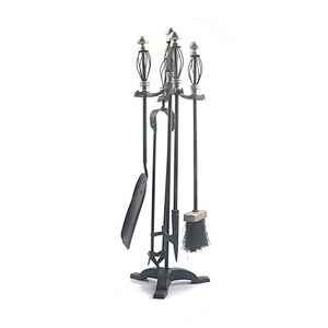 Fireplace Accessories Cast Iron Fire Log Fireside Fireplace tools sets