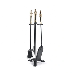 Fireside standing zinc alloy fireplace tools set for sale