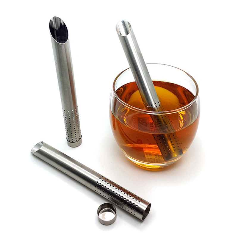 Tea infuser strainer Stainless Steel Pipe Metal Strainer Filter Loose Leaf Tea Infuser